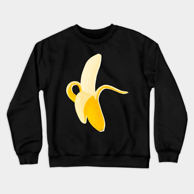 Banana Fruity Sticker Crewneck Sweatshirt by ColorsHappiness